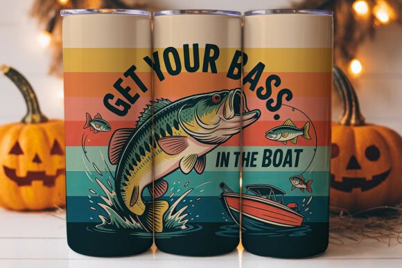 Download Get Your Bass Fishing Tumbler Wrap - Fishing tumbler wrap Collection